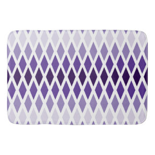 Violet Diamond Ombre Bath Mat