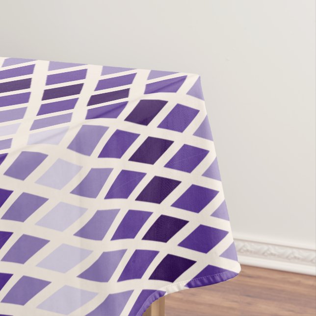Violet Diamond Ombre Tablecloth (In Situ)