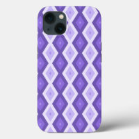 Violet diamond pattern Case-Mate iPhone case