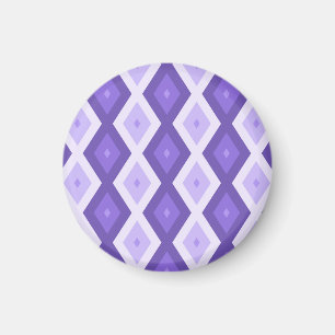 Violet diamond pattern magnet