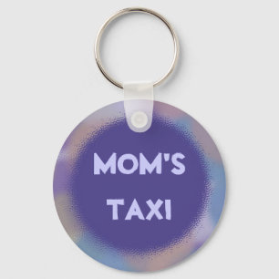 Violet Dots with Personalized Nameplate Keychain