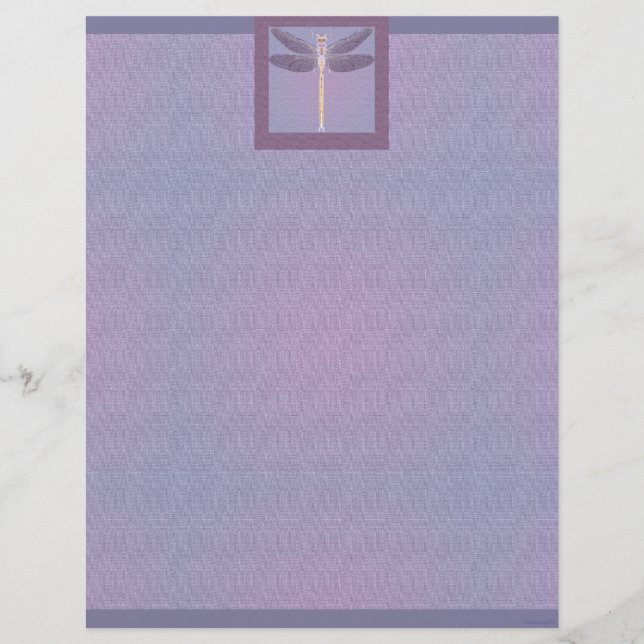 Violet Dragonfly (Front)