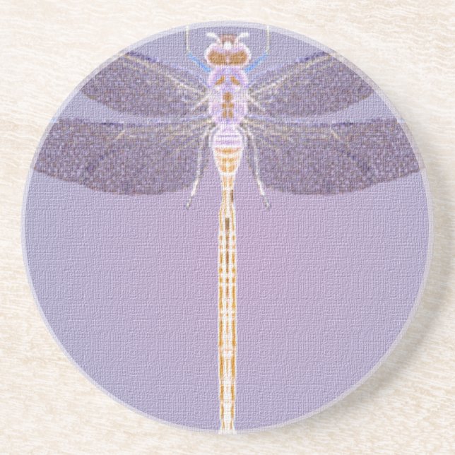 Violet Dragonfly Coaster (Front)