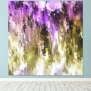 Violet Dreams And Olive Skies Canvas Print
