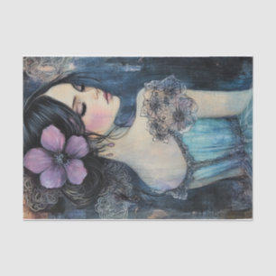 Violet Dreams Watercolor  Tissue Paper