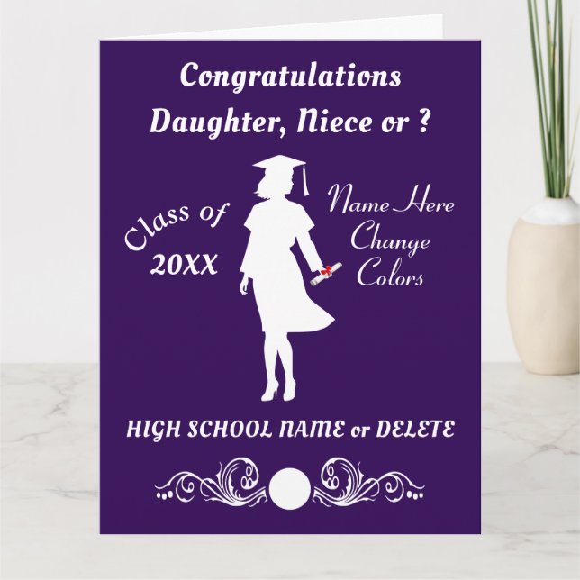 Violet et blanc, Cartes d'études pour elle (Devant)