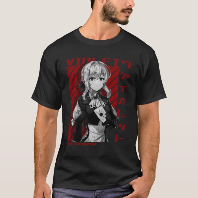 Violet Evergarden ANIME CARTOON MANGA MEME GIFT T-Shirt (Front)