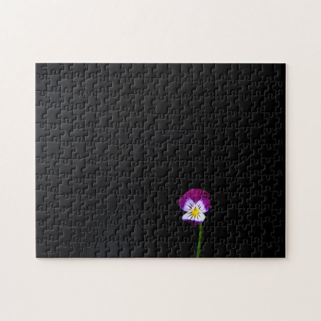 Violet Flower 11x14 252pc jpcna Jigsaw Puzzle (Horizontal)