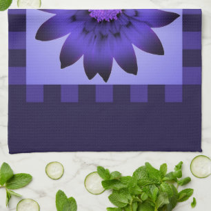 Violet Flower #2 Kitchen Towel