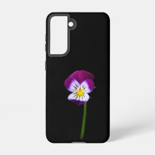 Violet Flower sgcnm Samsung Galaxy Case