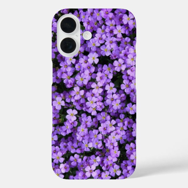 Violet Flowers iPhone Case (Back)