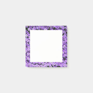 Violet Flowers Post it Notes Violets