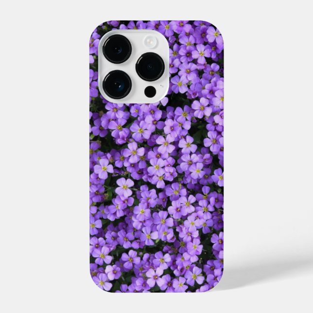 Violet Flowers Spring iPhone Case (Back)