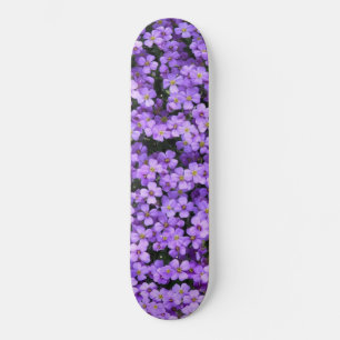 Violet Flowers - Spring Skateboard