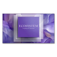 Violet Fluid Abstract Geometric Square Modern