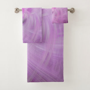 VIOLET -  Fractal Art - Bath Towel Set