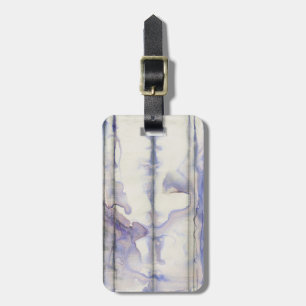 Violet Free Expression Watercolor Luggage Tag