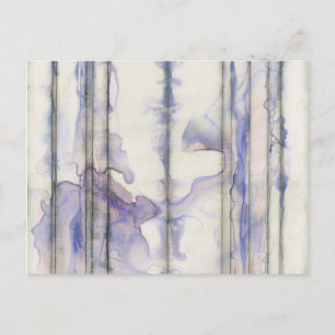 Violet Free Expression Watercolor Postcard