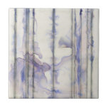 Violet Free Expression Watercolor Tile<br><div class="desc">This amazing free expression work by Jennifer Goldberger is a violet watercolor full of life. Black lines run vertically in the piece,  and violet drops extend out from them like waves in a lake. A wonderful print that would go well on a number of Zazzle products. Order yours today!</div>