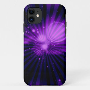 Violet Galaxy Graphic Design iPhone 11 Case