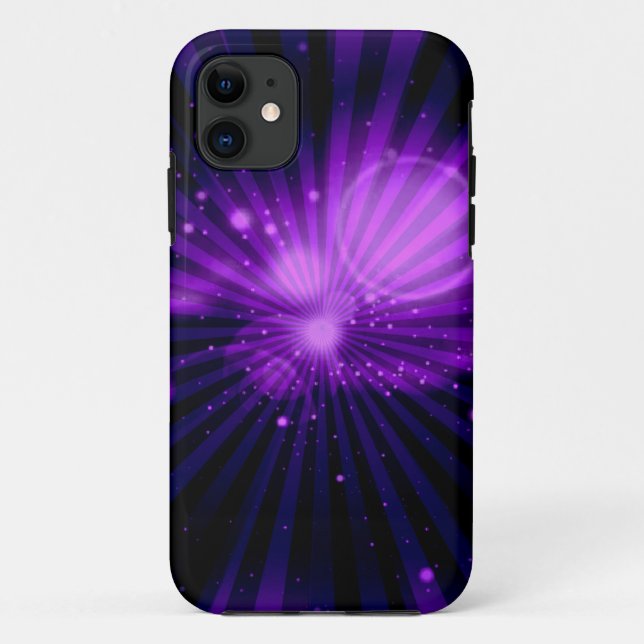 Violet Galaxy Graphic Design Case-Mate iPhone Case (Back)