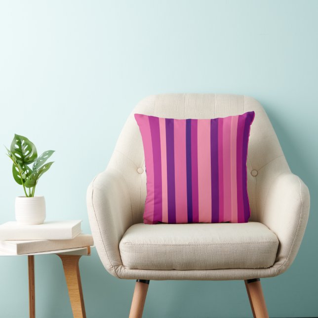 Violet Garden  Throw Pillow (Chair)