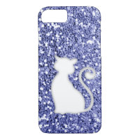 Violet Glitter Look Cat