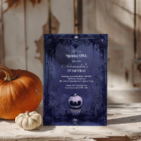 Violet Gothic Spooky ONE Birthday
