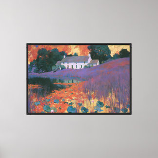Violet Hill Farmhouse Canvas Print