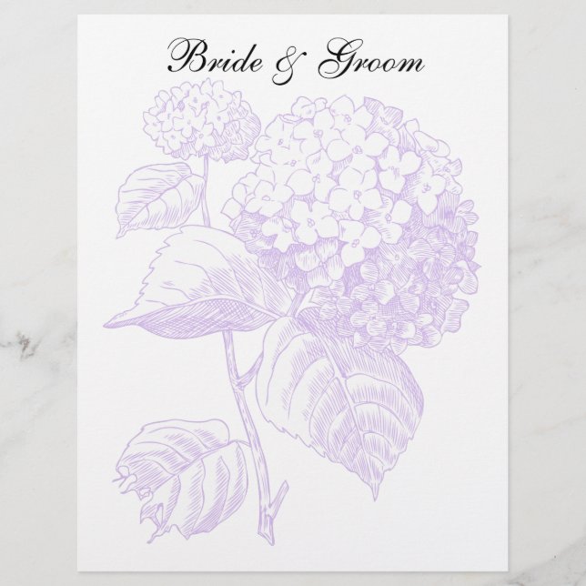 Violet Hydrangea (Front)