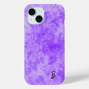 Violet Ink Mess Personalized Phone Case