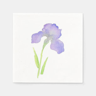 Violet Iris Napkin