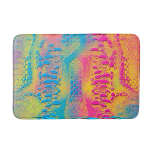 VIOLET LACE - Digital - Fractal Art - Bath Mat