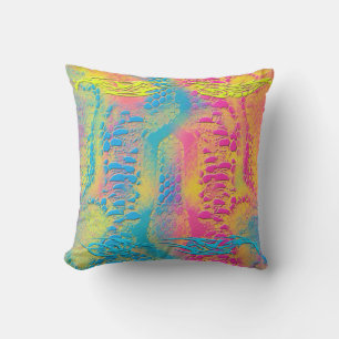 VIOLET LACE - Digital - Fractal Art - Outdoor Pillow