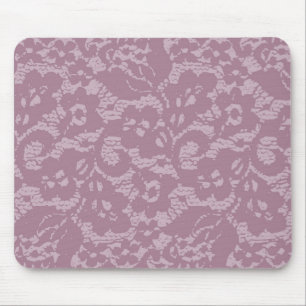 Violet lace mouse pad