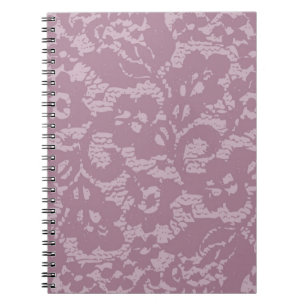 Violet lace notebook