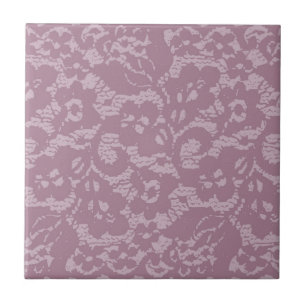 Violet lace tile