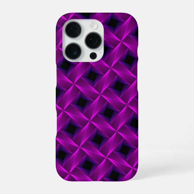 Violet Lattice iPhone Case (Back)