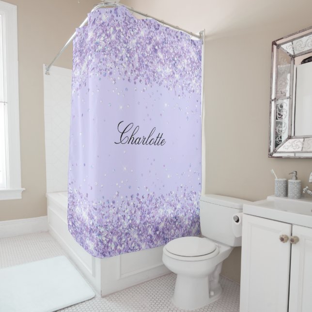 Violet lavender glitter dust name elegant (In Situ)