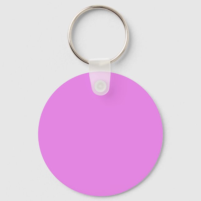 Violet / Lavender Magenta EE82EE - Option for Name Keychain (Front)