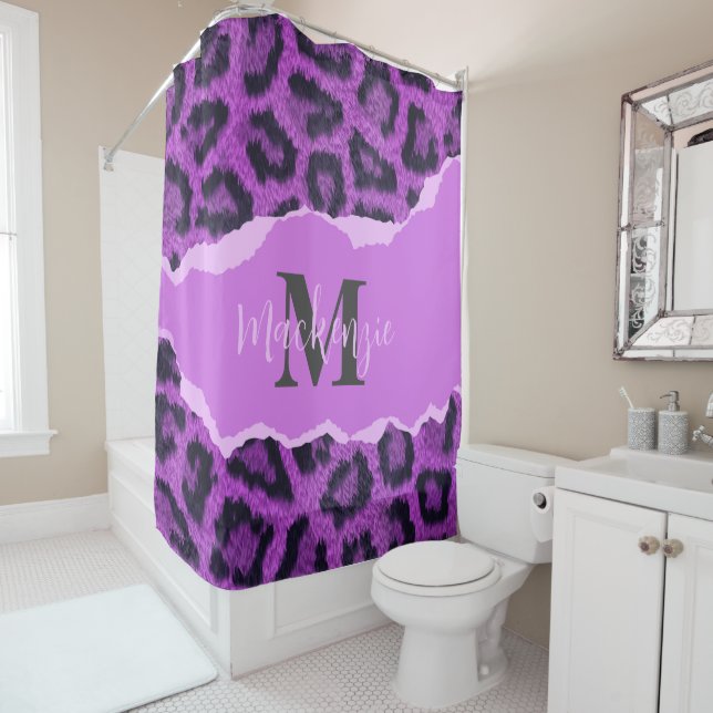Violet Leopard Print (In Situ)