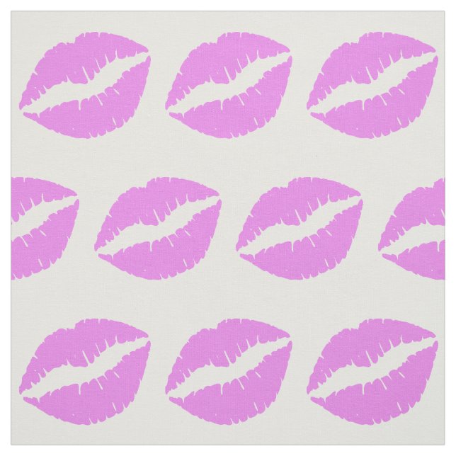 Violet Lips Fabric (Swatch)