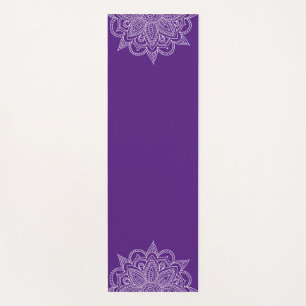 Violet Mandala Yoga Mat