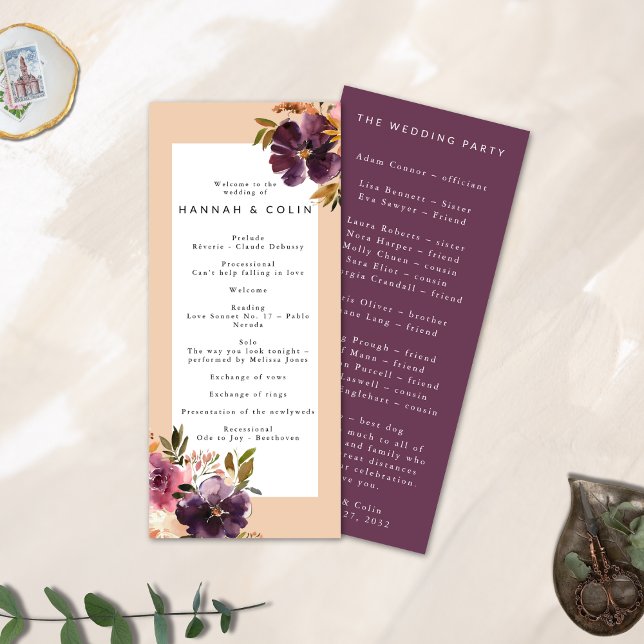 Violet Meadows Modern Fall Floral Program (Creator Uploaded)