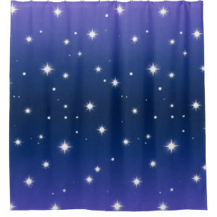 Violet Night Gradient with Twinkling Stars pattern
