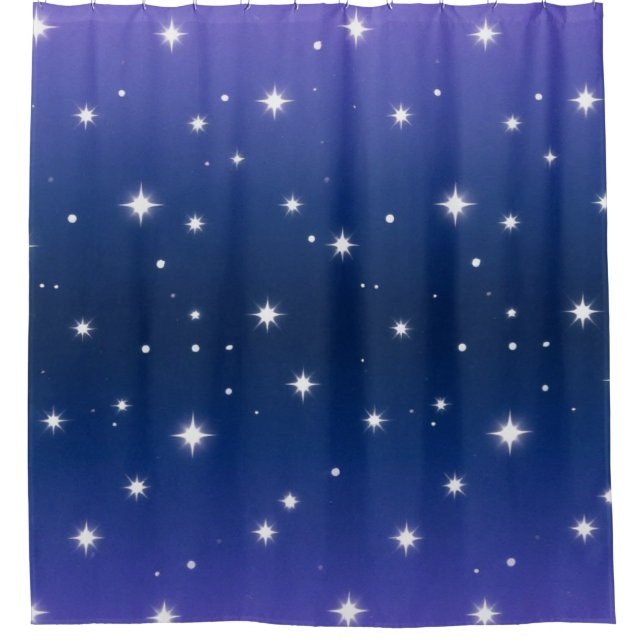 Violet Night Gradient with Twinkling Stars pattern (Front)