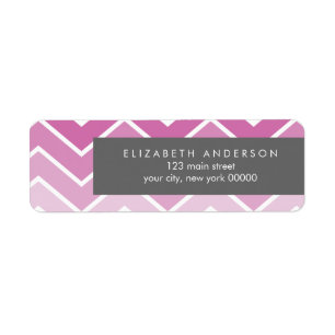 Violet Ombre Zig Zag Chevron Pattern