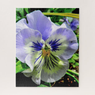 VIOLET PANSY JIGSAW PUZZLE