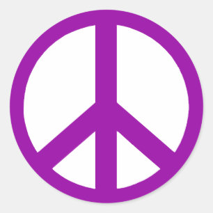 Violet Peace Stickers