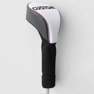 VIOLET Piping Custom Golf Driver Headcover Blank